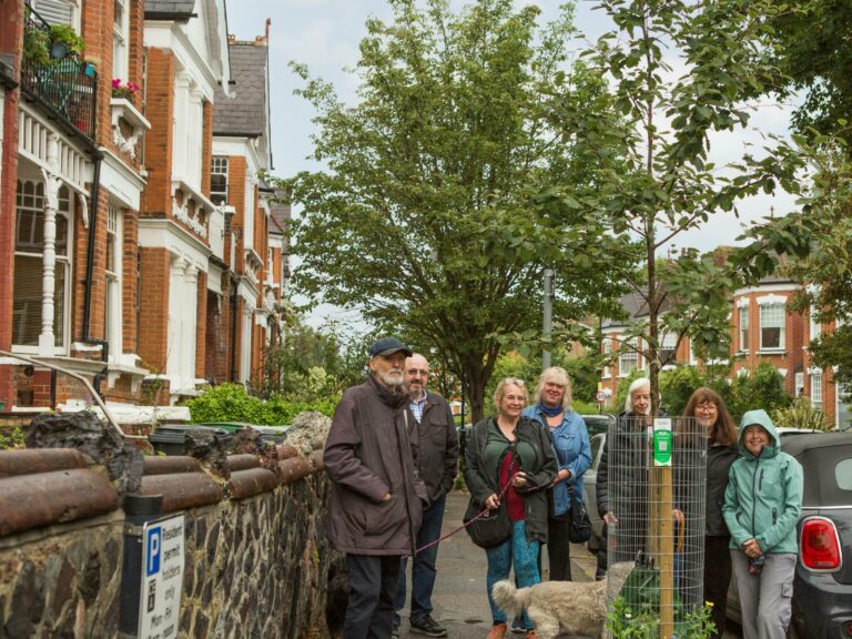 Haringey: Neighbours transformed their street into a garden